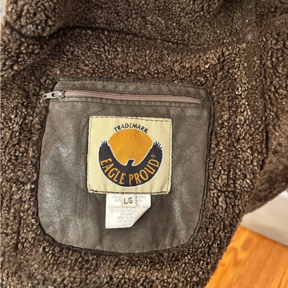 Vintage Brown Suede Lambskin Jacket - Picture 3 of 4